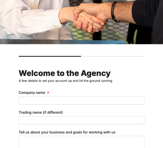 New Client Onboarding Form